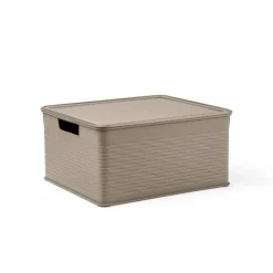CONTENITORE LOOP IN POLIPROPILENE TORTORA 29X33.5 H. 16.5CM 13LT: vendita online CONTENITORE LOOP IN POLIPROPILENE TORTORA 29X33.5 H. 16.5CM 13LT in offerta