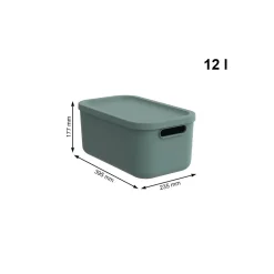 CONTENITORE MULTI BOX ALBULA LIGHT VISCHIO VERDE 39.5X23.5 H. 17.7CM 12LT: vendita online CONTENITORE MULTI BOX ALBULA LIGHT VISCHIO VERDE 39.5X23.5 H. 17.7CM 12LT in offerta