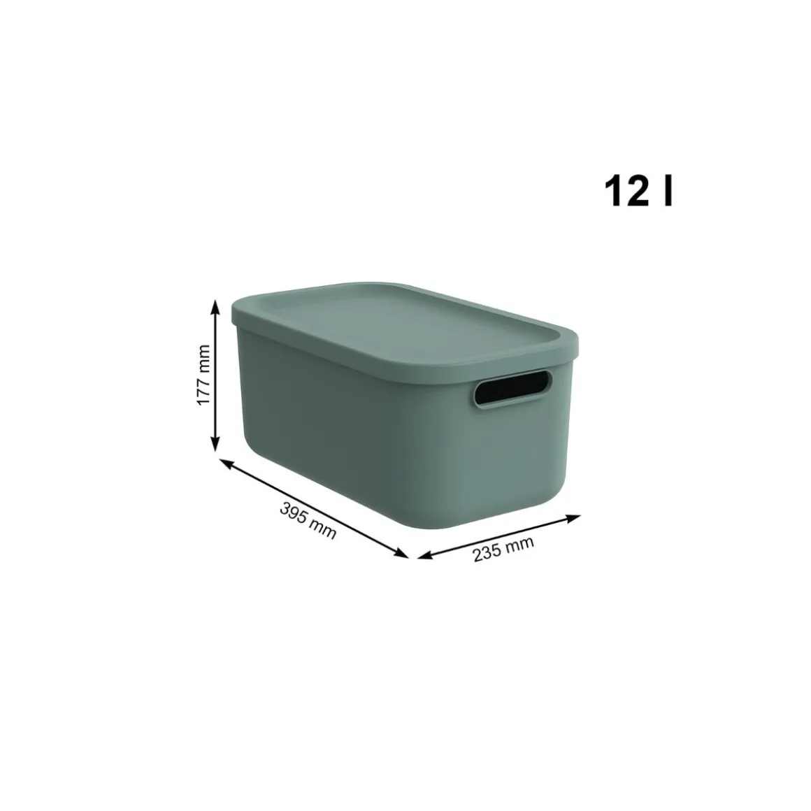 CONTENITORE MULTI BOX ALBULA LIGHT VISCHIO VERDE 39.5X23.5 H. 17.7CM 12LT: vendita online CONTENITORE MULTI BOX ALBULA LIGHT VISCHIO VERDE 39.5X23.5 H. 17.7CM 12LT in offerta