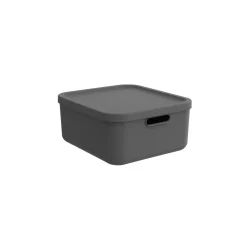 CONTENITORE MULTI BOX ALBULA LIGHT ANTRACITE 39.5X35.5 H. 17.7CM 20LT: vendita online CONTENITORE MULTI BOX ALBULA LIGHT ANTRACITE 39.5X35.5 H. 17.7CM 20LT in offerta