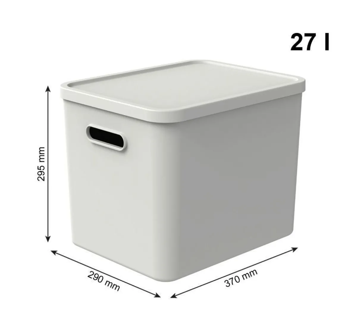 CONTENITORE MULTI BOX ALBULA LIGHT VISCHIO BIANCO 37X29 H. 29.5CM 27LT: vendita online CONTENITORE MULTI BOX ALBULA LIGHT VISCHIO BIANCO 37X29 H. 29.5CM 27LT in offerta