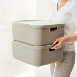 CONTENITORE MULTI BOX ALBULA LIGHT VISCHIO BIANCO 39.5X35.5 H. 17.7CM 20LT: vendita online CONTENITORE MULTI BOX ALBULA LIGHT VISCHIO BIANCO 39.5X35.5 H. 17.7CM 20LT in offerta