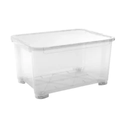 CONTENITORE T BOX IN PLASTICA TRASPARENTE 79.5X58 H. 43.5CM 145LT: vendita online CONTENITORE T BOX IN PLASTICA TRASPARENTE 79.5X58 H. 43.5CM 145LT in offerta