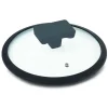COPERCHIO IN VETRO E SILICONE CON FORO DIAM. 16