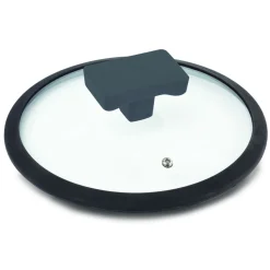 COPERCHIO IN VETRO E SILICONE CON FORO DIAM. 16