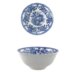 COPPA IN PORCELLANA FANTASIA INGLESE BLU