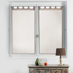 COPPIA TENDE CON PASSANTI IN POLIESTERE 60X160CM SABBIA: vendita online COPPIA TENDE CON PASSANTI IN POLIESTERE 60X160CM SABBIA in offerta