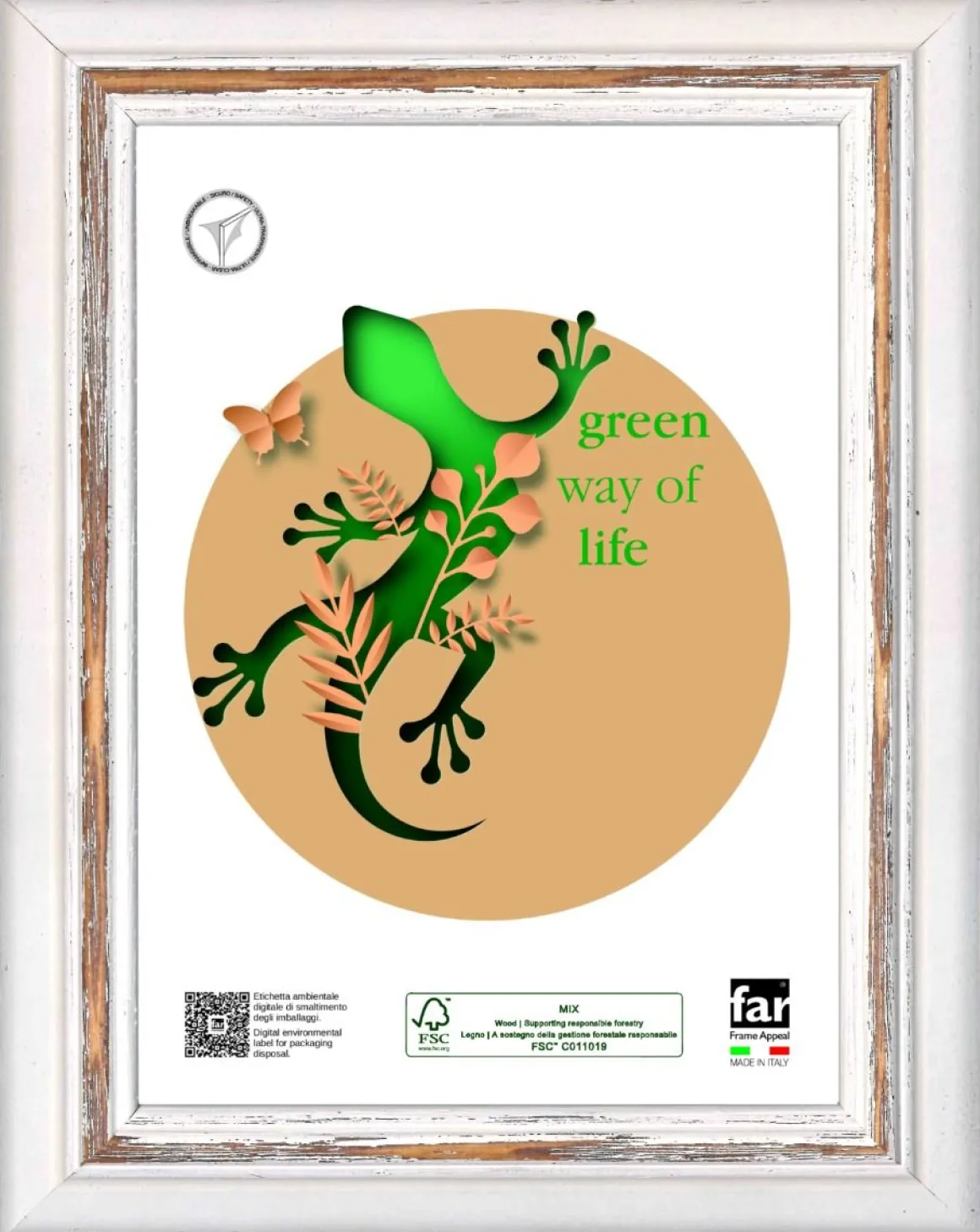 CORNICE DURAN IN LEGNO E CRILEX NOCE 30X40CM : vendita online CORNICE DURAN IN LEGNO E CRILEX NOCE 30X40CM in offerta