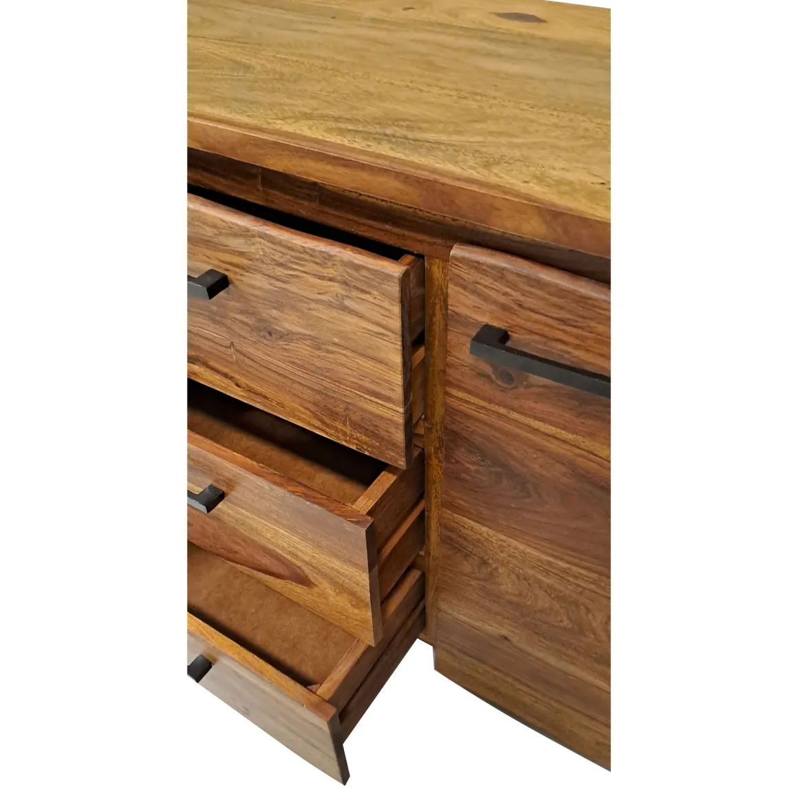 CREDENZA CM 145X45 H.80 IN LEGNO SHEESHAM : vendita online CREDENZA CM 145X45 H.80 IN LEGNO SHEESHAM in offerta