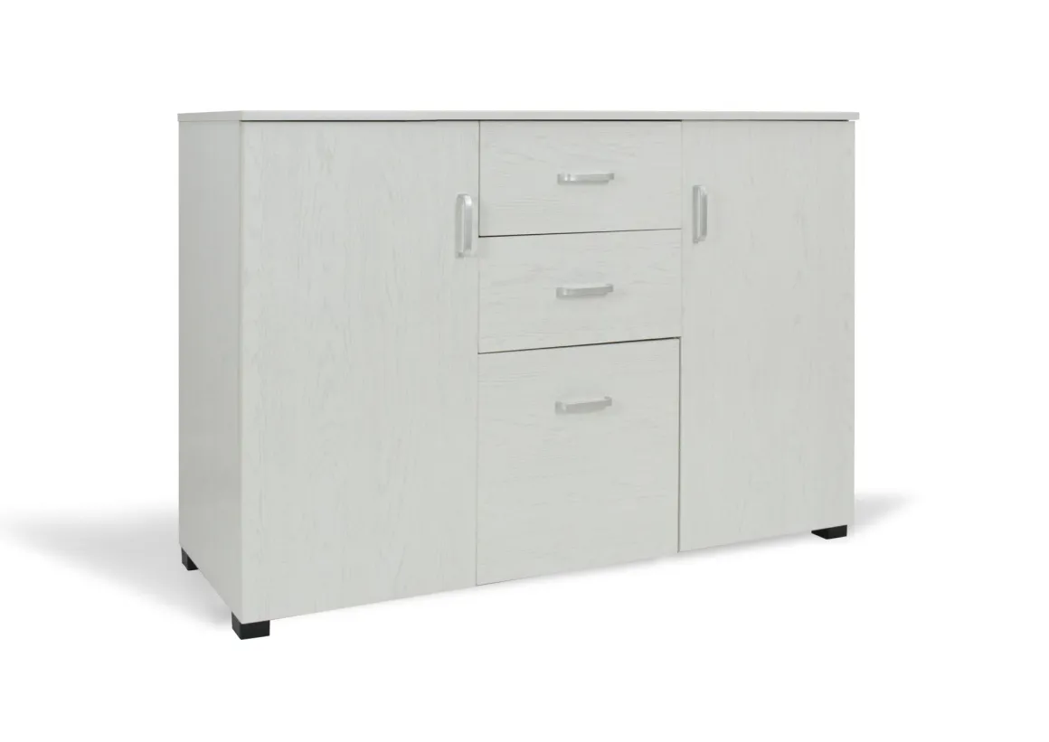 CREDENZA CM 120X40 H. 82,5 ROVERE SBIANCATO: vendita online CREDENZA CM 120X40 H. 82,5 ROVERE SBIANCATO in offerta