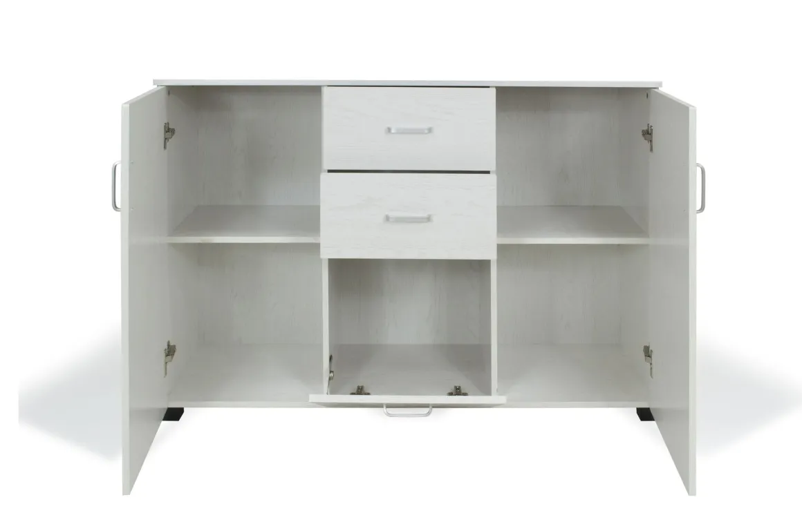 CREDENZA CM 120X40 H. 82,5 ROVERE SBIANCATO: vendita online CREDENZA CM 120X40 H. 82,5 ROVERE SBIANCATO in offerta