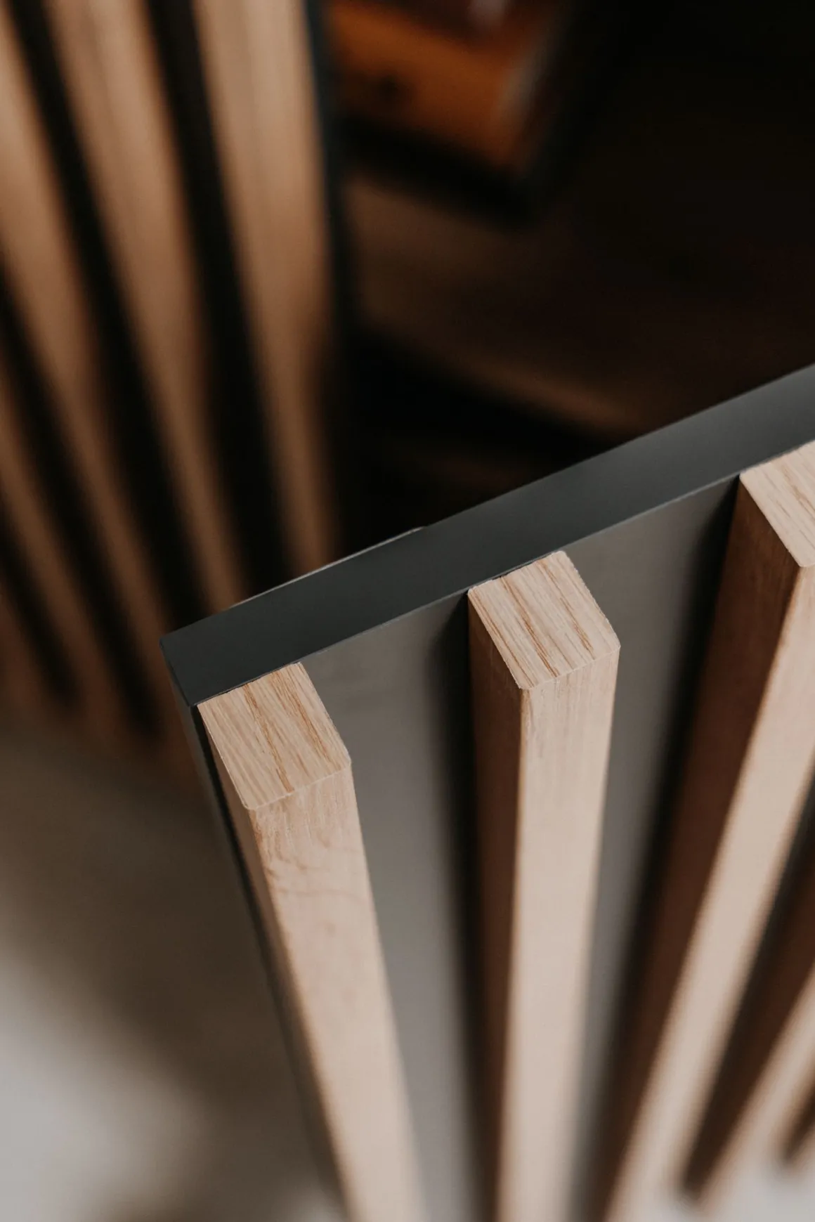 CREDENZA IN LAMINATO: CREDENZA MOD. MEDAN ARTISAN OAK E ANTRACITE