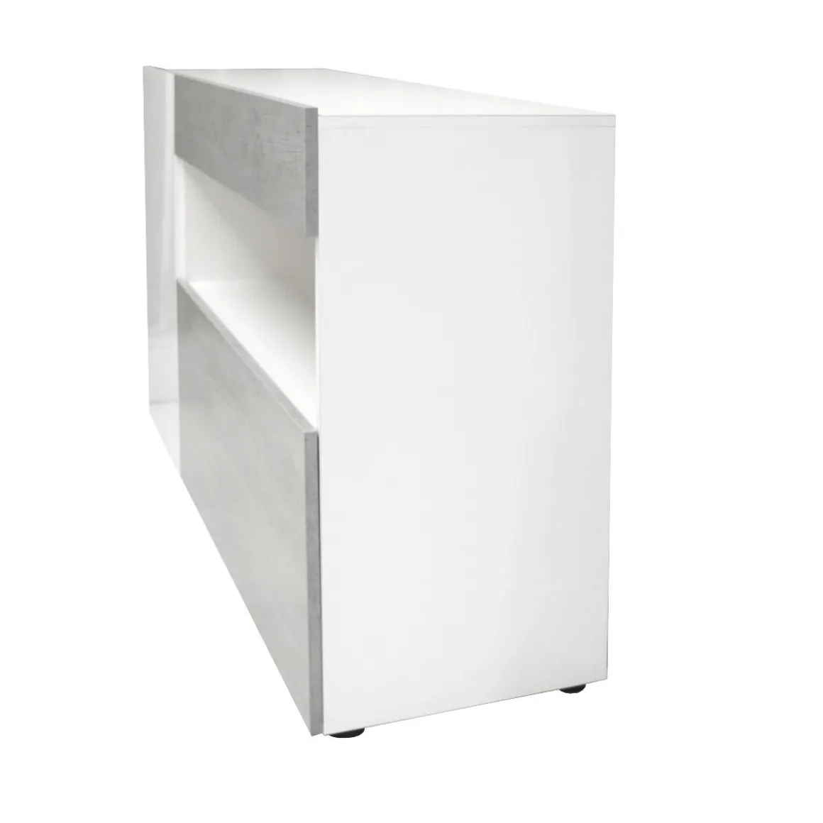 CREDENZA JOHNNY BIANCO E CEMENTO: vendita online CREDENZA JOHNNY BIANCO E CEMENTO in offerta