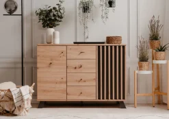 Credenza Medan Artisan Oak E Antracite: Credenza 2 Ante in offeerta