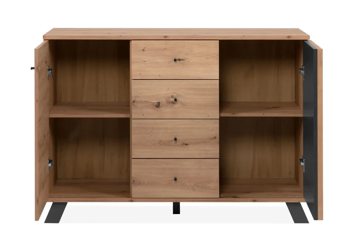 Credenza Medan Artisan Oak E Antracite: Credenza 2 Ante in offeerta
