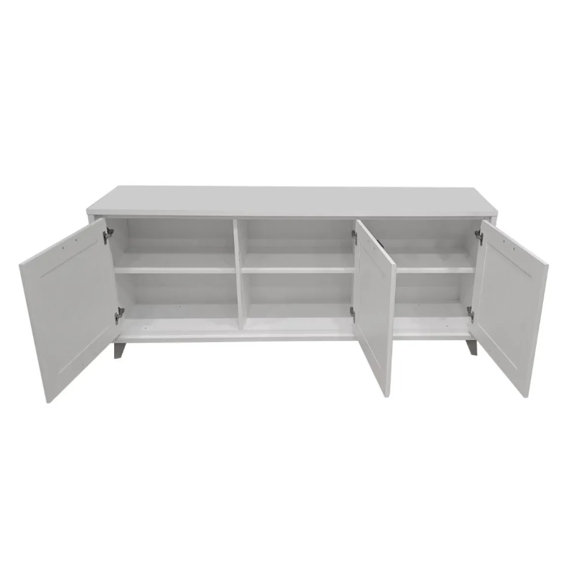 CREDENZA MOD. FOSTER CM 189X45 H.79 BIANCO FRASSINATO in vendita online