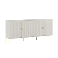 CREDENZA MOD.LOTUS CASHMERE EFFETTO CANNETTATO in vendita online