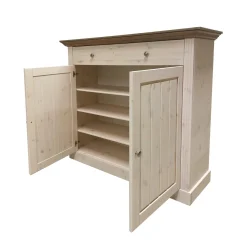 CREDENZA MOD. MONACO WHITE WASHED E GREY: vendita online CREDENZA MOD. MONACO WHITE WASHED E GREY in offerta