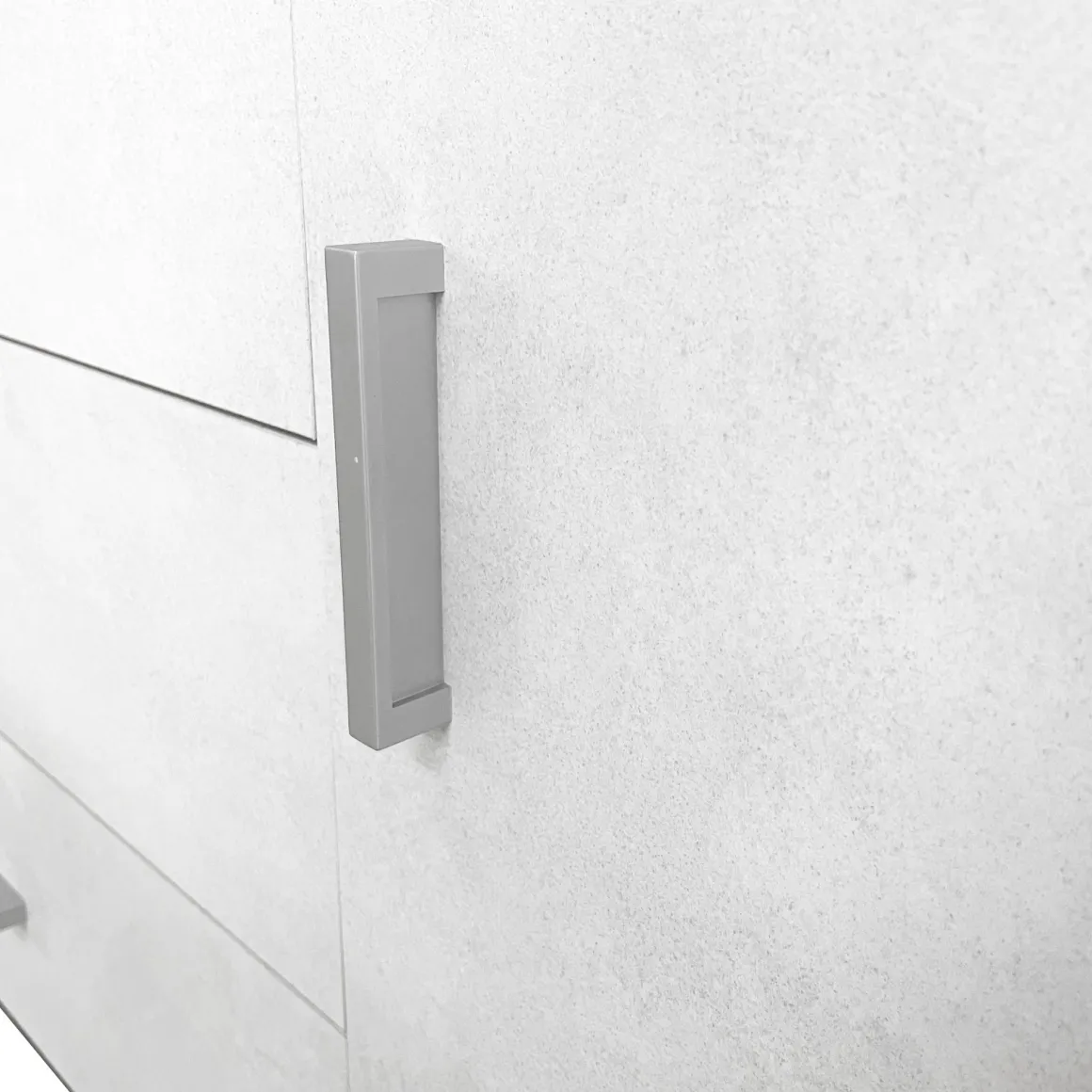 CREDENZA MOD. QUADRANTE CEMENTO E OSSIDO BIANCO : vendita online CREDENZA MOD. QUADRANTE CEMENTO E OSSIDO BIANCO in offerta