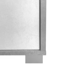 CREDENZA MOD. QUADRANTE CEMENTO E OSSIDO BIANCO : vendita online CREDENZA MOD. QUADRANTE CEMENTO E OSSIDO BIANCO in offerta
