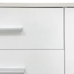 CREDENZA MOD. QUADRANTE IN LAMINATO OLMO E BIANCO: vendita online CREDENZA MOD. QUADRANTE IN LAMINATO OLMO E BIANCO in offerta