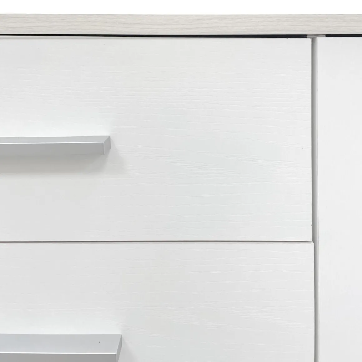 CREDENZA MOD. QUADRANTE IN LAMINATO OLMO E BIANCO: vendita online CREDENZA MOD. QUADRANTE IN LAMINATO OLMO E BIANCO in offerta