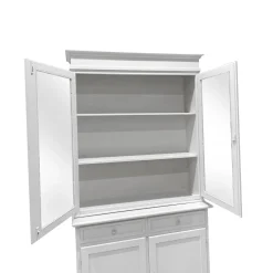Cristalliera bianca: offerta cristalliera bianca in legno laccato bianco