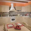 Cucina classica decapè beige con elettrodomestici: modello olimpia