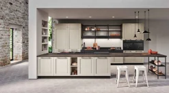 CUCINA COMPLETA BEIGE/NERO