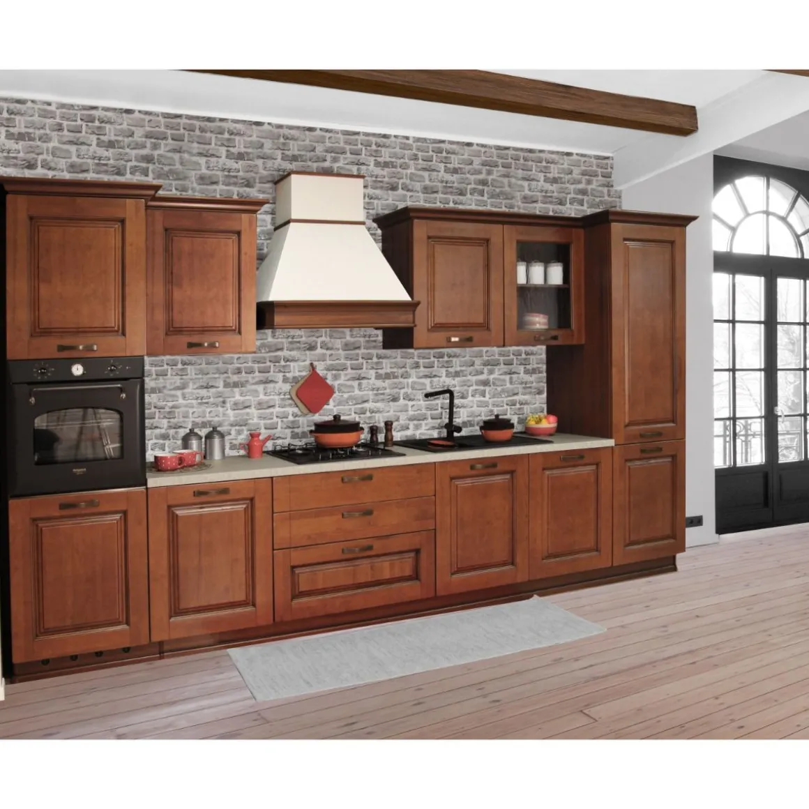 CUCINA COMPLETA MATTONI