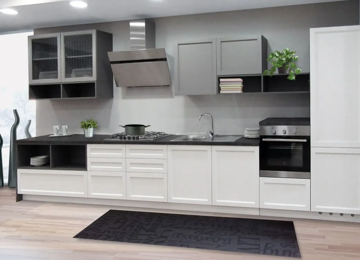 Cucina completa moderna con elettrodomestici inclusi: modello infinity