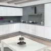 CUCINA COMPONIBILE MOD. FLO EVO LACCATO BIANCO LUCIDO