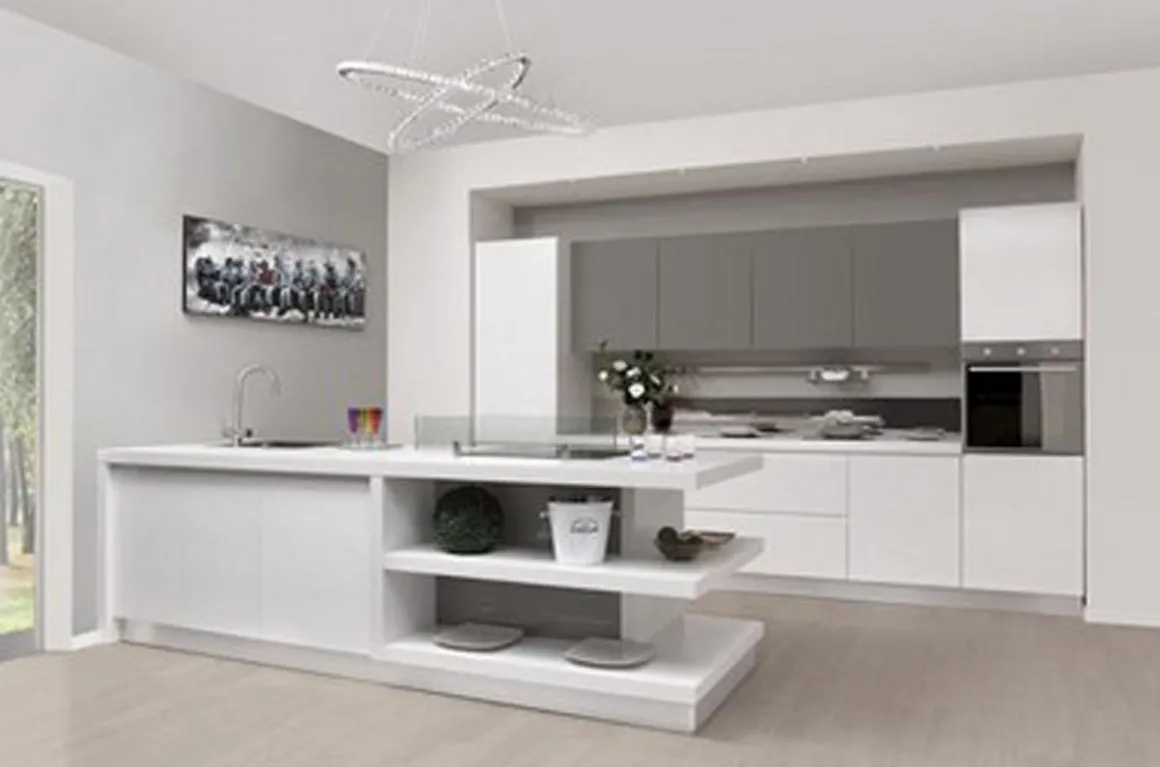 Cucina modello Flo Bianco Lucido