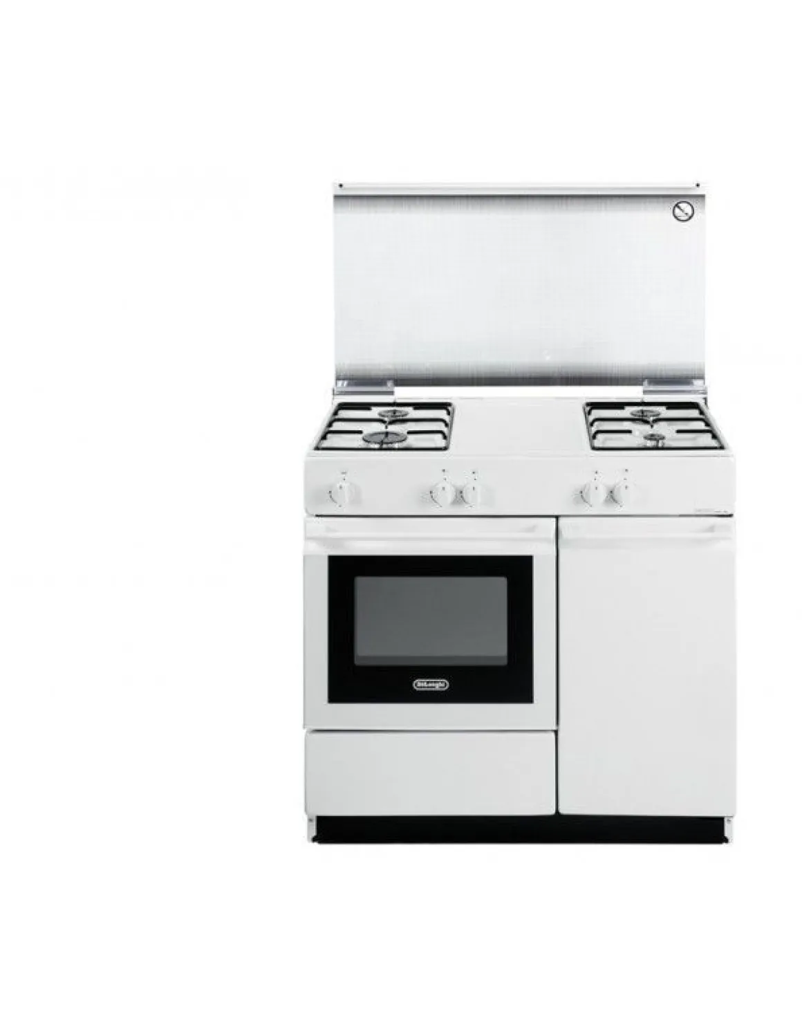 CUCINA CM 86X50 DE LONGHI AD APPOGGIO 4 FUOCHI BIANCA SGW854N