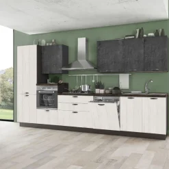 CUCINA MOD. MIRA COMP. LOLA CM 360X60 H.216 VERSIONE SINISTRA