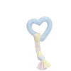 CUORE 70MM IN TPE CON TRECCIA IN COTONE, 2 COLORI PASTELLO: vendita online CUORE 70MM IN TPE CON TRECCIA IN COTONE, 2 COLORI PASTELLO in offerta