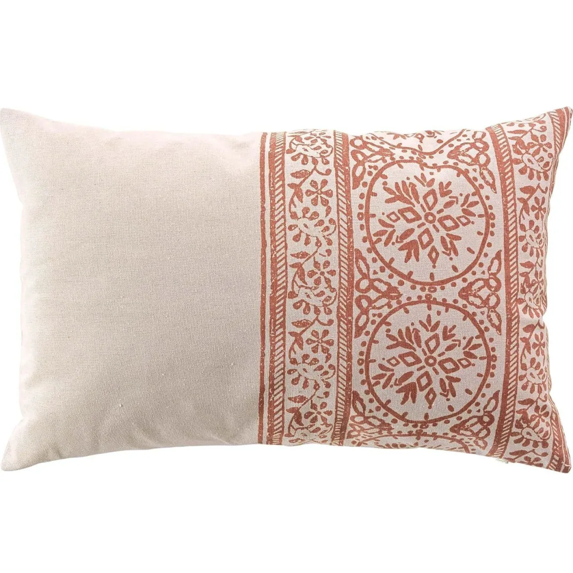 CUSCINO ISALINA CM 60X40 AVORIO/TERRACOTTA: vendita online CUSCINO ISALINA CM 60X40 AVORIO/TERRACOTTA in offerta