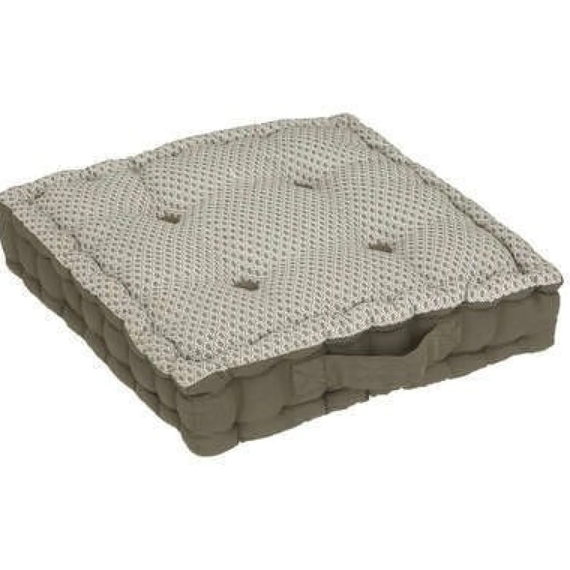 CUSCINO PER PAVIMENTO OTTO CM 40X40X8 VERDE KAKI: vendita online CUSCINO PER PAVIMENTO OTTO CM 40X40X8 VERDE KAKI in offerta