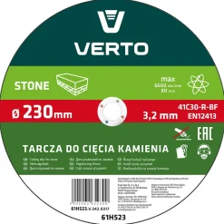 DISCO DA TAGLIO PER PIETRA 230X3.2: vendita online DISCO DA TAGLIO PER PIETRA 230X3.2 in offerta