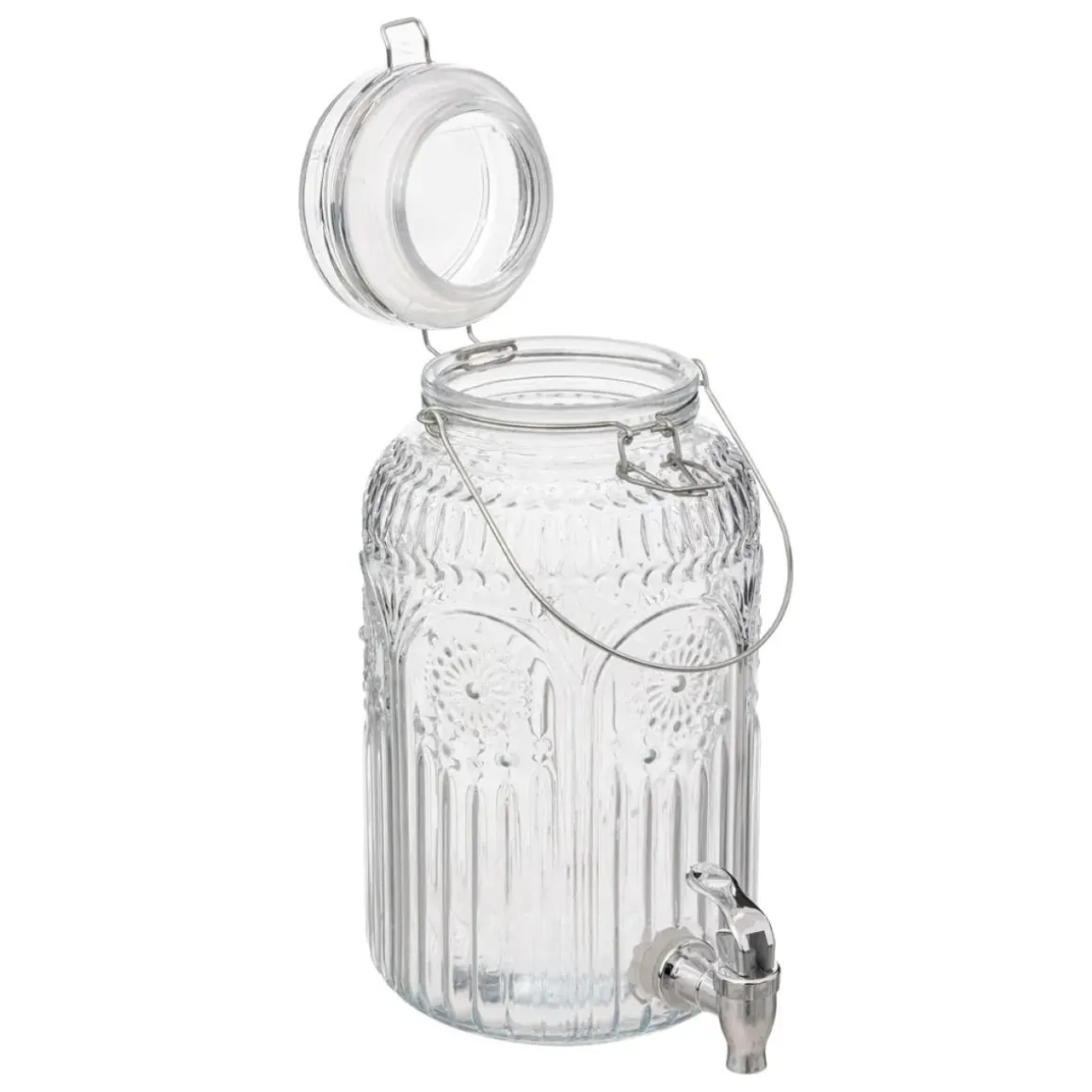 DISPENSER BEVANDE MONA 3.8LT CM 21.5X16 H.29 IN VETRO TRASPARENTE