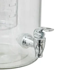 DISTRIBUTORE BEVANDE FUZY 6LT CM DIAM. 17.5 H.31 IN VETRO TRASPARENTE