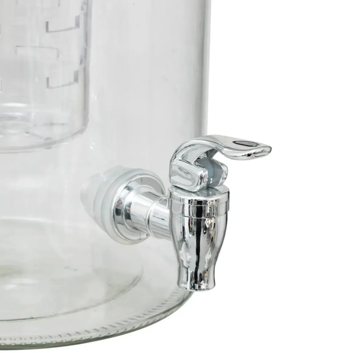 DISTRIBUTORE BEVANDE FUZY 6LT CM DIAM. 17.5 H.31 IN VETRO TRASPARENTE
