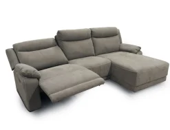Divano con Chaise Longue: Divano Angolare con Recliner Elettrico
