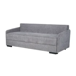 DIVANO LETTO BETTA CON CARRELLO ESTRAIBILE IN TESSUTO GRIGIO: vendita online DIVANO LETTO BETTA CON CARRELLO ESTRAIBILE IN TESSUTO GRIGIO in offerta
