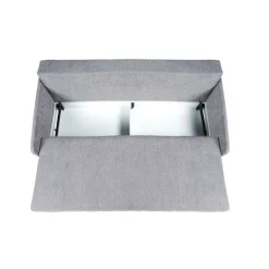 DIVANO LETTO BETTA CON CARRELLO ESTRAIBILE IN TESSUTO GRIGIO: vendita online DIVANO LETTO BETTA CON CARRELLO ESTRAIBILE IN TESSUTO GRIGIO in offerta