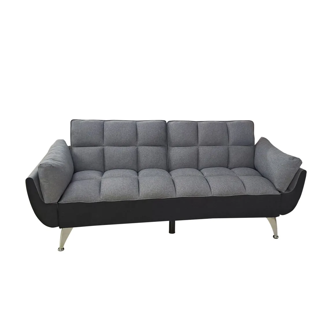 DIVANO LETTO CARLO CM 220 CON APERTURA CLIC CLAC IN TESSUTO GRIGIO: vendita online DIVANO LETTO CARLO CM 220 CON APERTURA CLIC CLAC IN TESSUTO GRIGIO in offerta