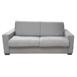 DIVANO LETTO CITY CM 195 CON RETE ELETTROSALDATA IN TESSUTO GRIGIO: vendita online DIVANO LETTO CITY CM 195 CON RETE ELETTROSALDATA IN TESSUTO GRIGIO in offerta
