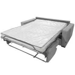 DIVANO LETTO CITY CM 195 CON RETE ELETTROSALDATA IN TESSUTO GRIGIO: vendita online DIVANO LETTO CITY CM 195 CON RETE ELETTROSALDATA IN TESSUTO GRIGIO in offerta