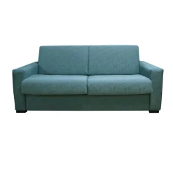 DIVANO LETTO CITY CM 195 CON RETE ELETTROSALDATA IN TESSUTO TURCHESE: vendita online DIVANO LETTO CITY CM 195 CON RETE ELETTROSALDATA IN TESSUTO TURCHESE in offerta