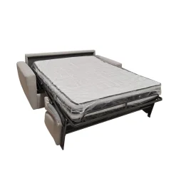 DIVANO LETTO ELISABETH CM 195 CON RETE ELETTROSALDATA IN TESSUTO BEIGE : vendita online DIVANO LETTO ELISABETH CM 195 CON RETE ELETTROSALDATA IN TESSUTO BEIGE in offerta